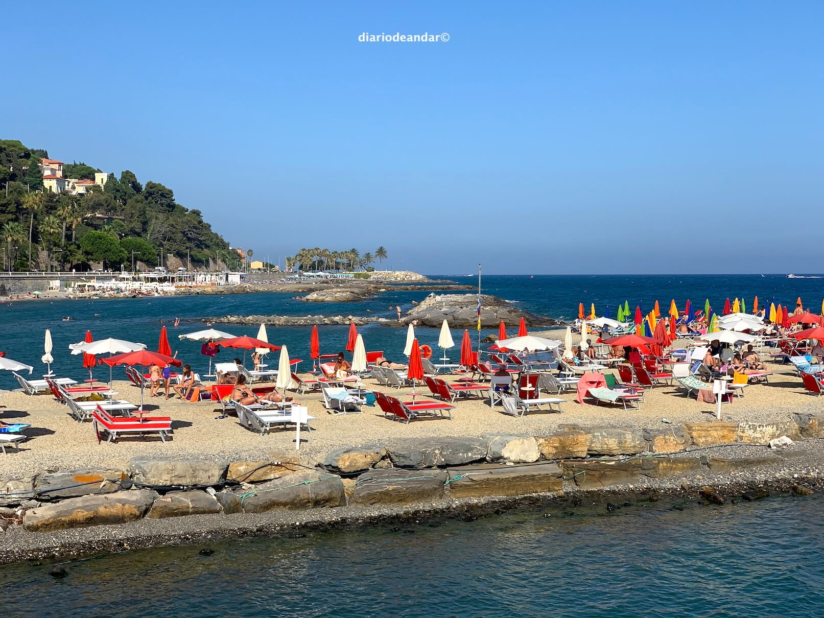 Road trip en Dolomitas, playa de Imperia.
