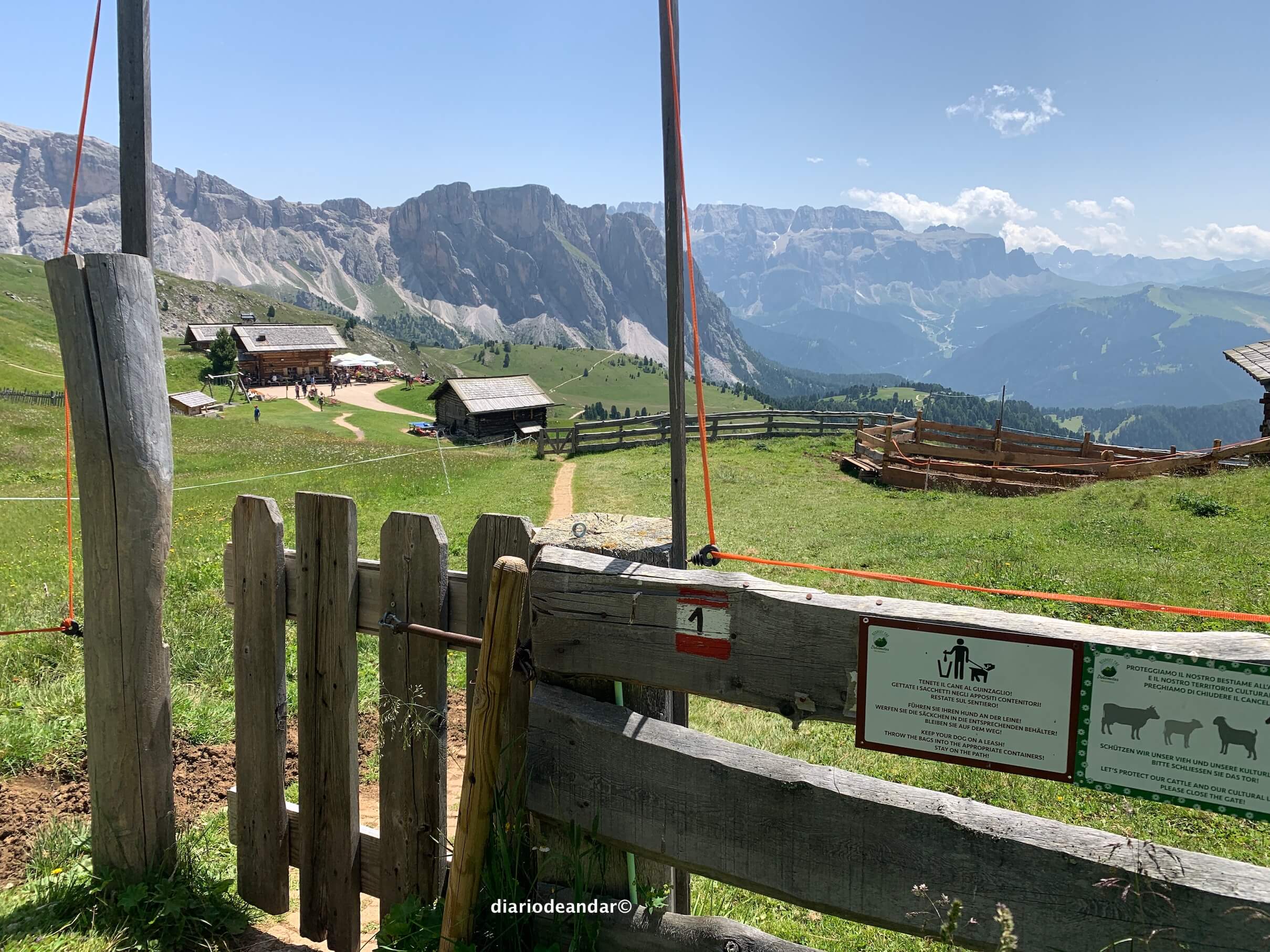Cabañas en Seceda.