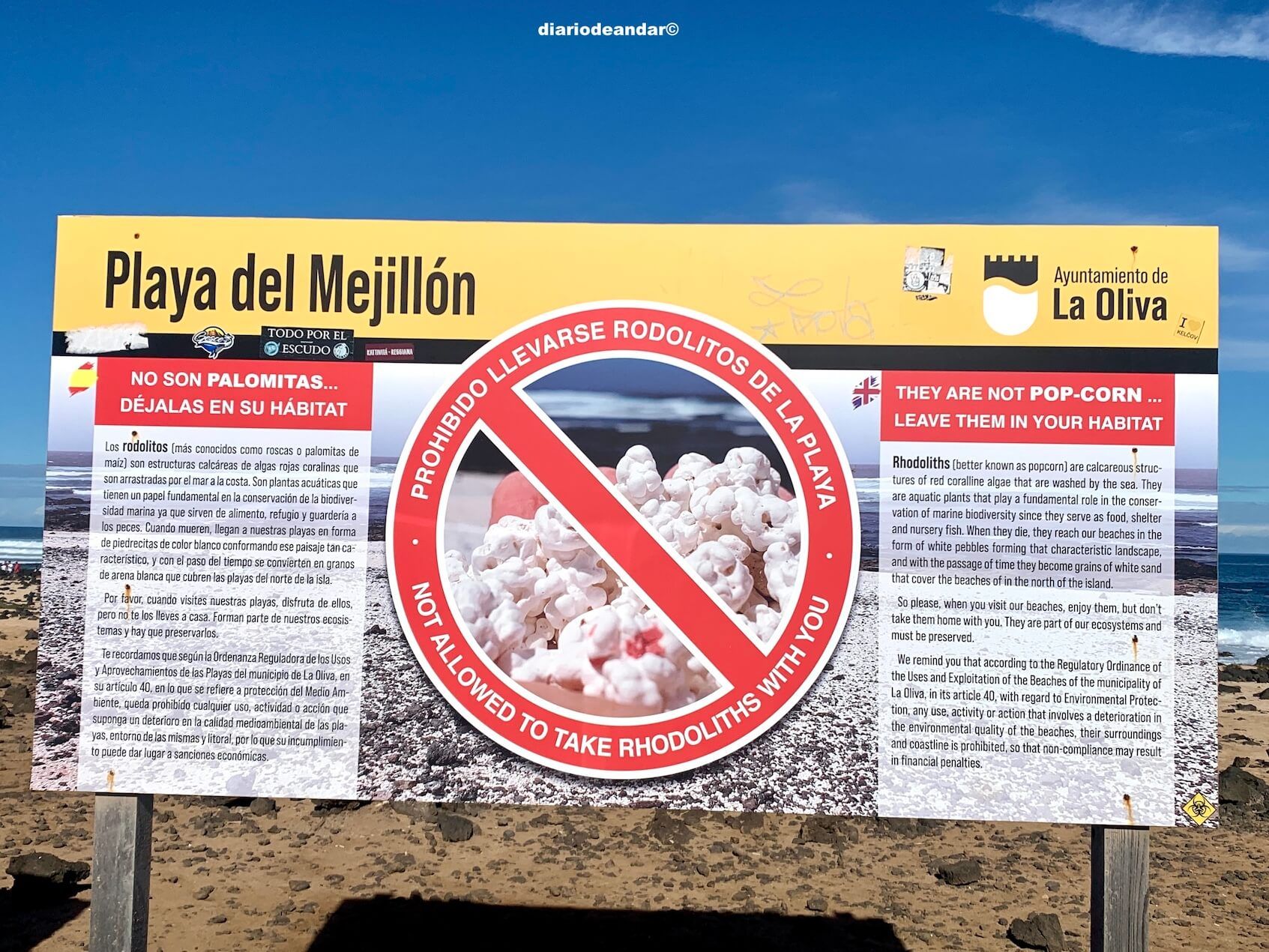 Playa del Mejillón en Fuerteventura