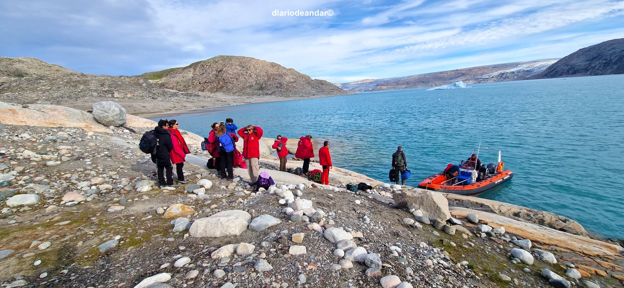 Trekking por un glaciar