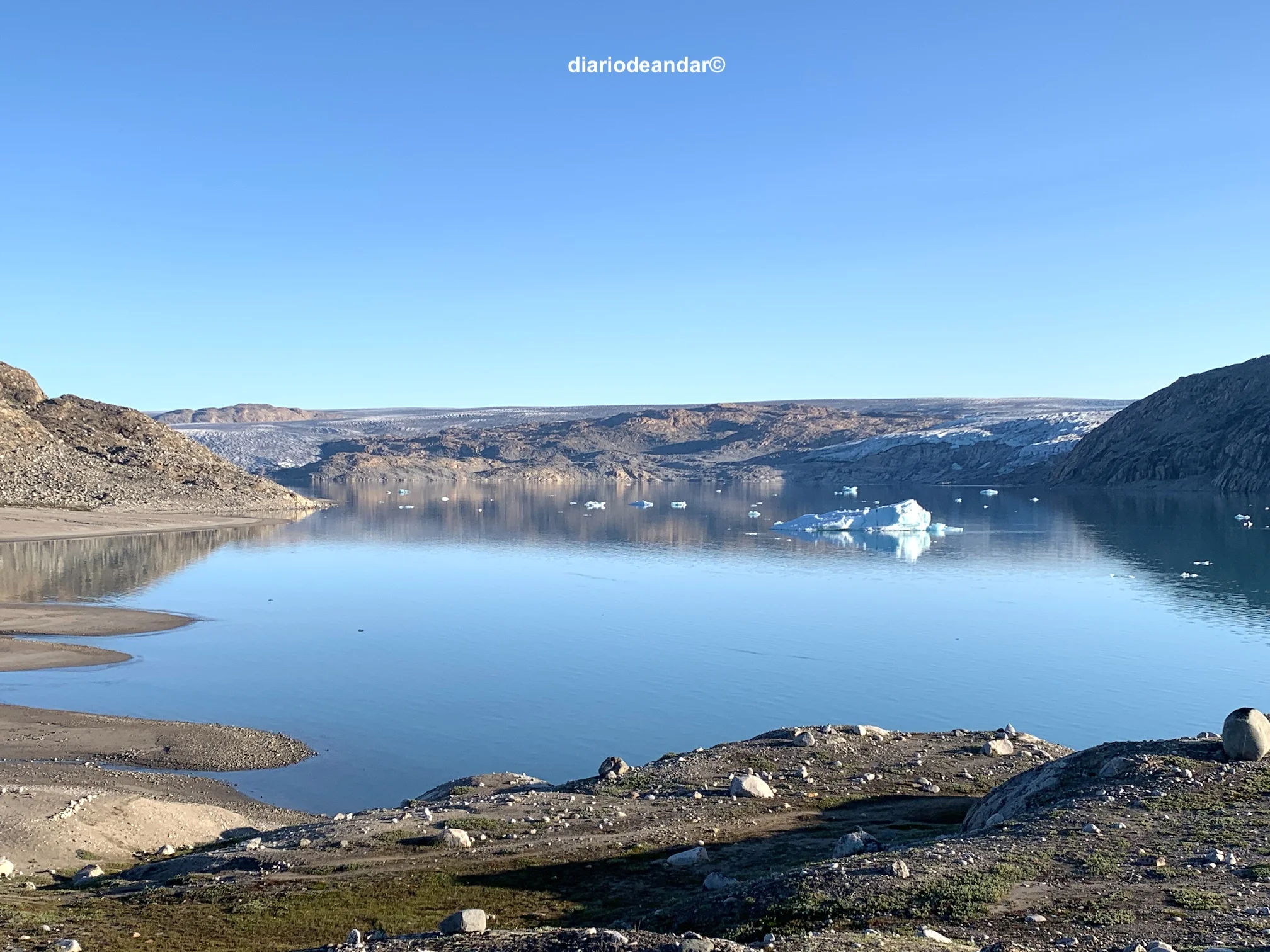 Trekking por un glaciar