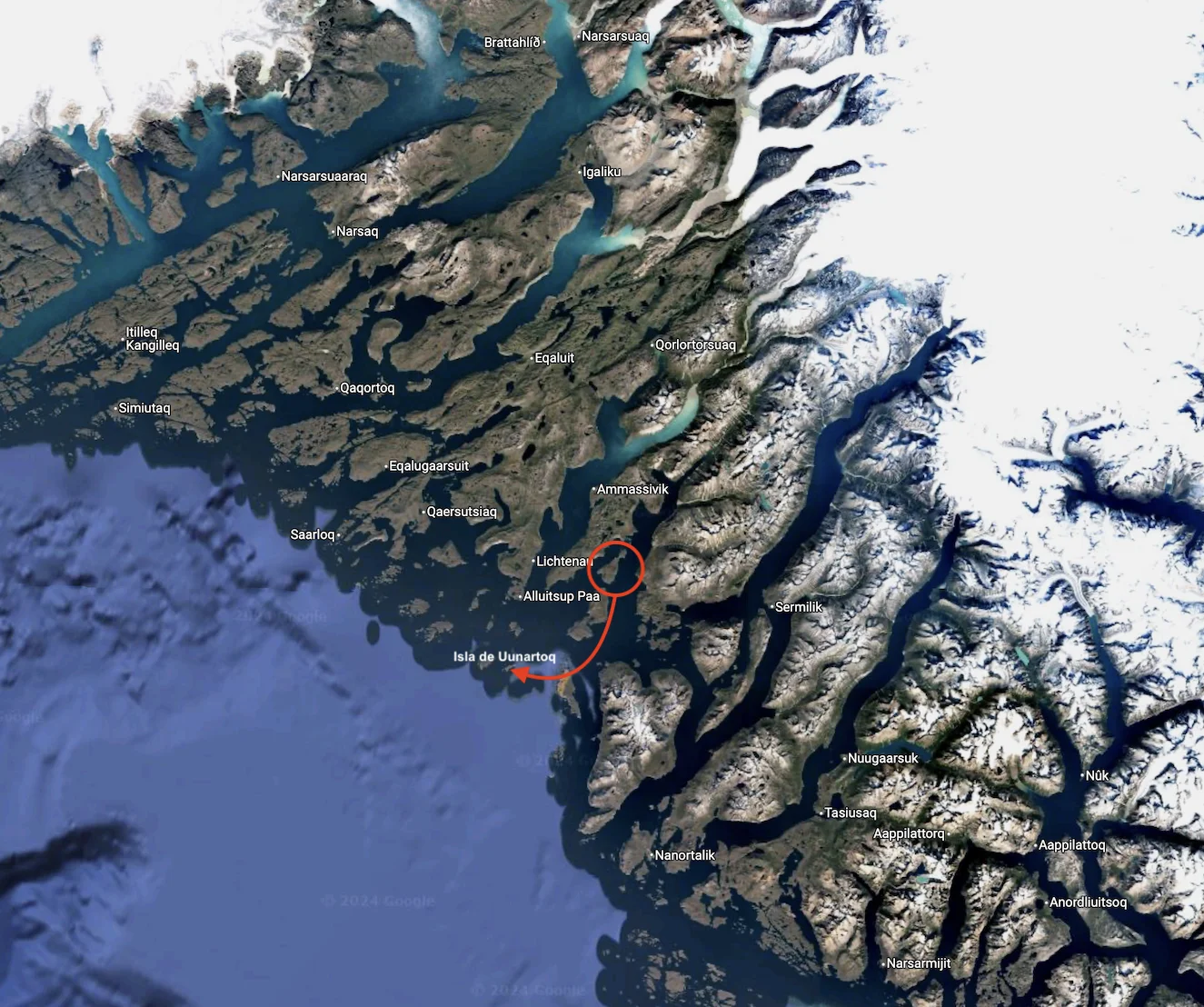 Isla de Uunartoq