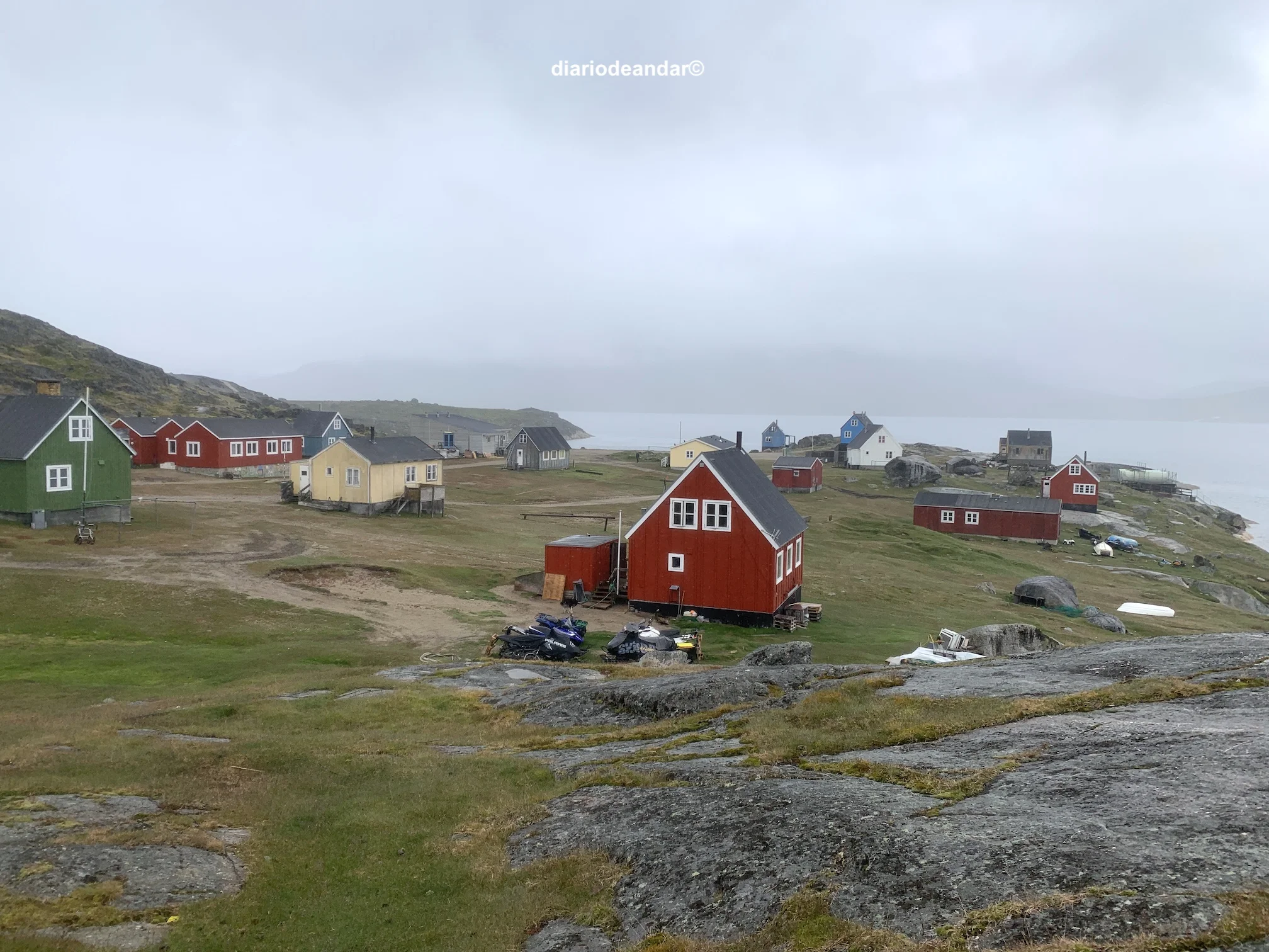 Tasiusaq en el fiordo de Tasermiut